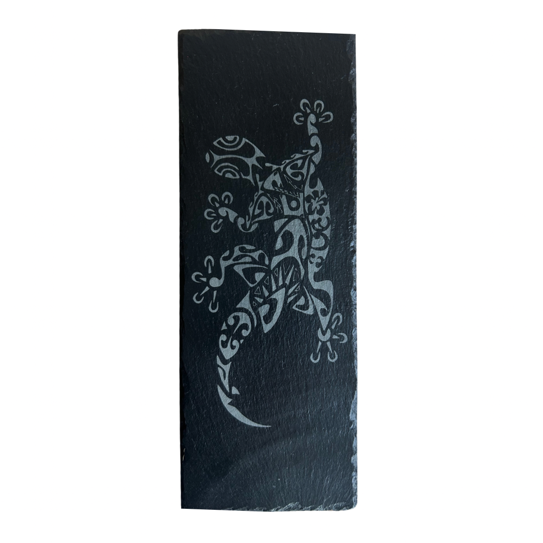 Ardoise Gravée Motifs Polynésiens (Dessous de Plat)