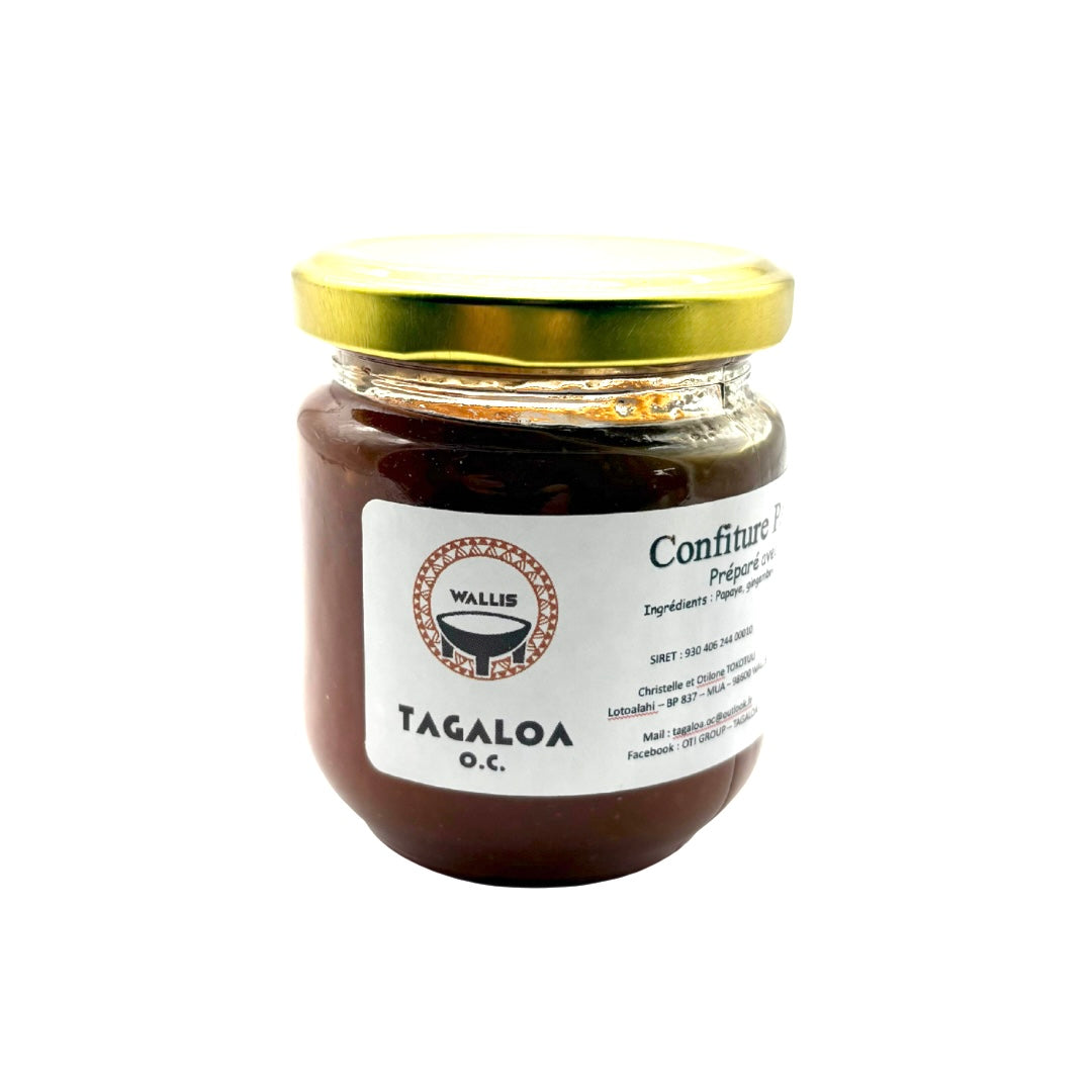 Confiture Papaye/ Gingembre de Wallis et Futuna