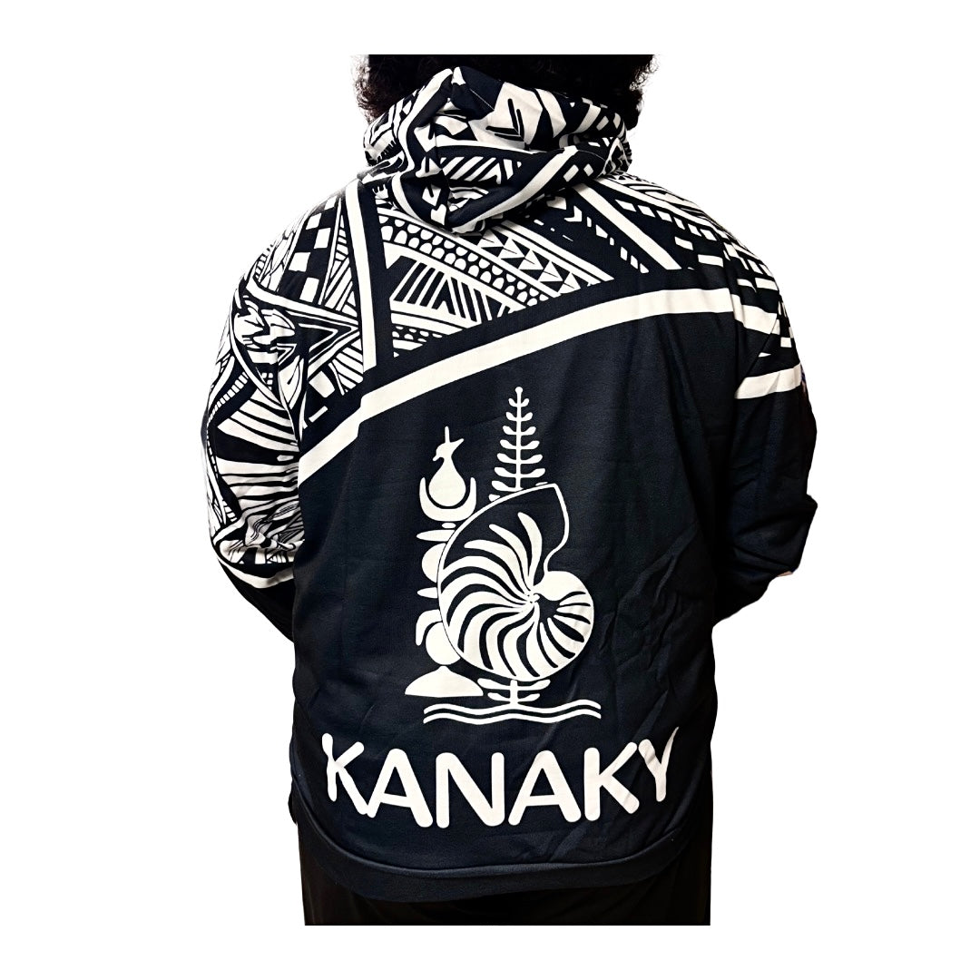 Sweat à Capuche avec motifs Kanaky