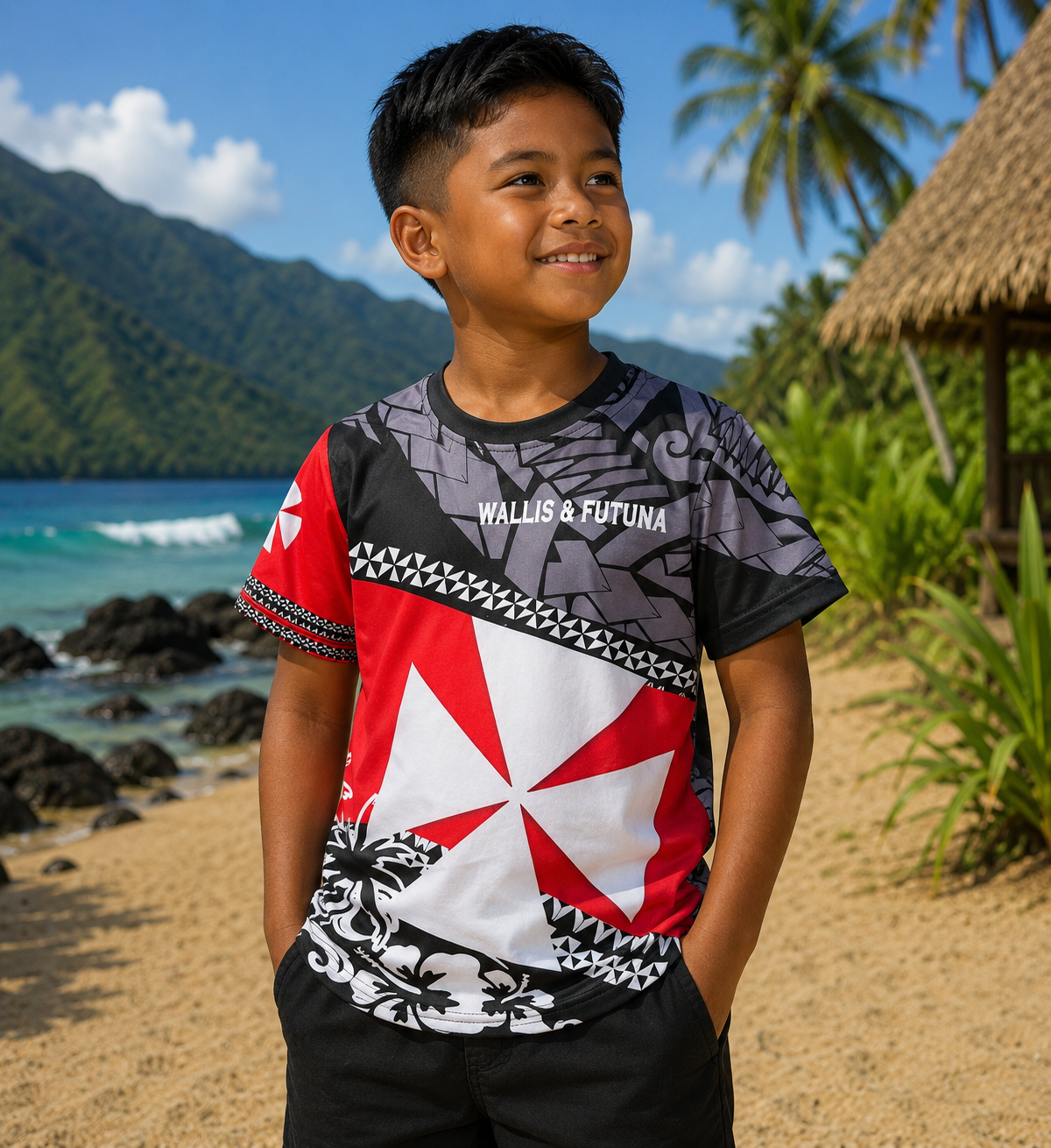 T-shirt Wallis et Futuna enfant