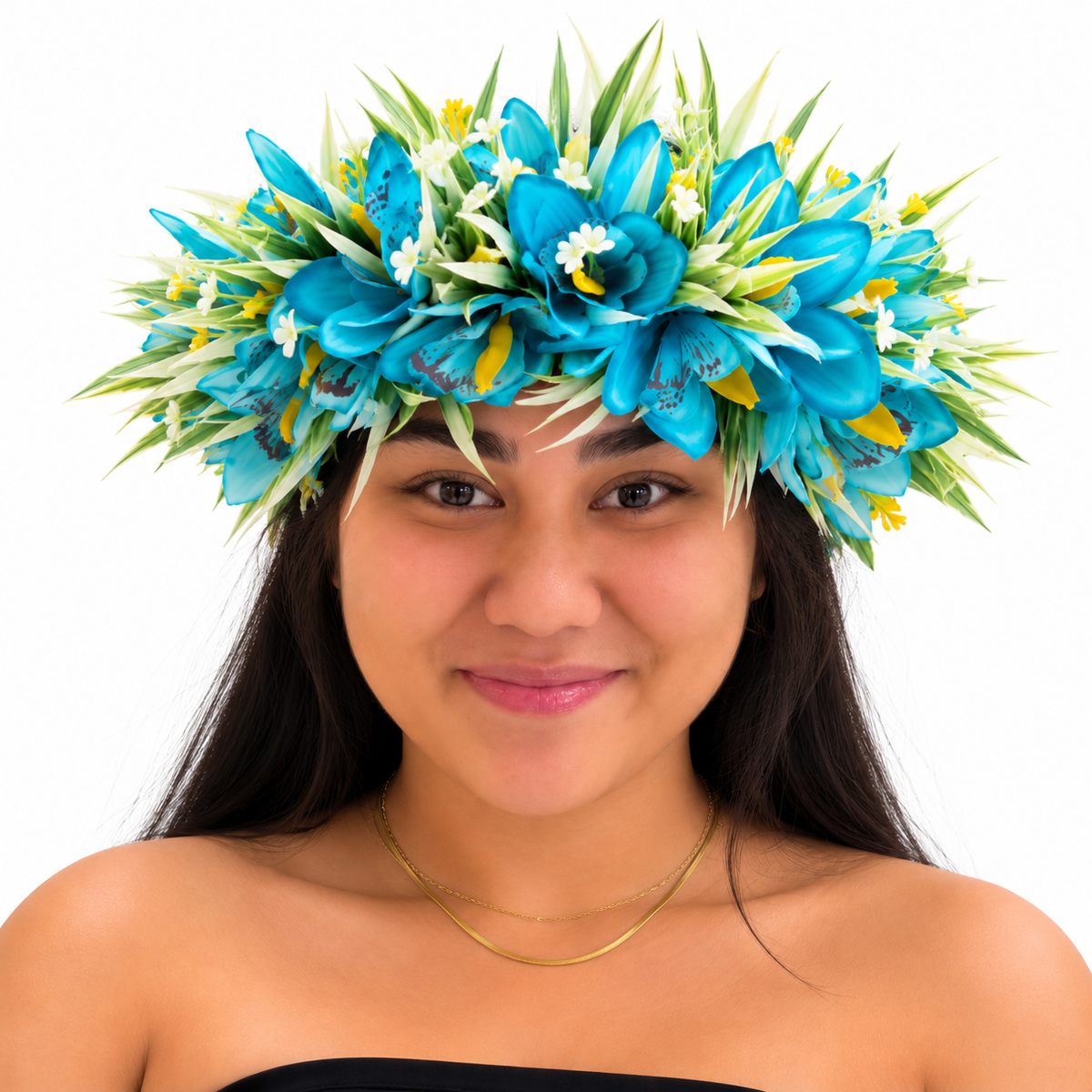 Couronne de tête - Orchidée