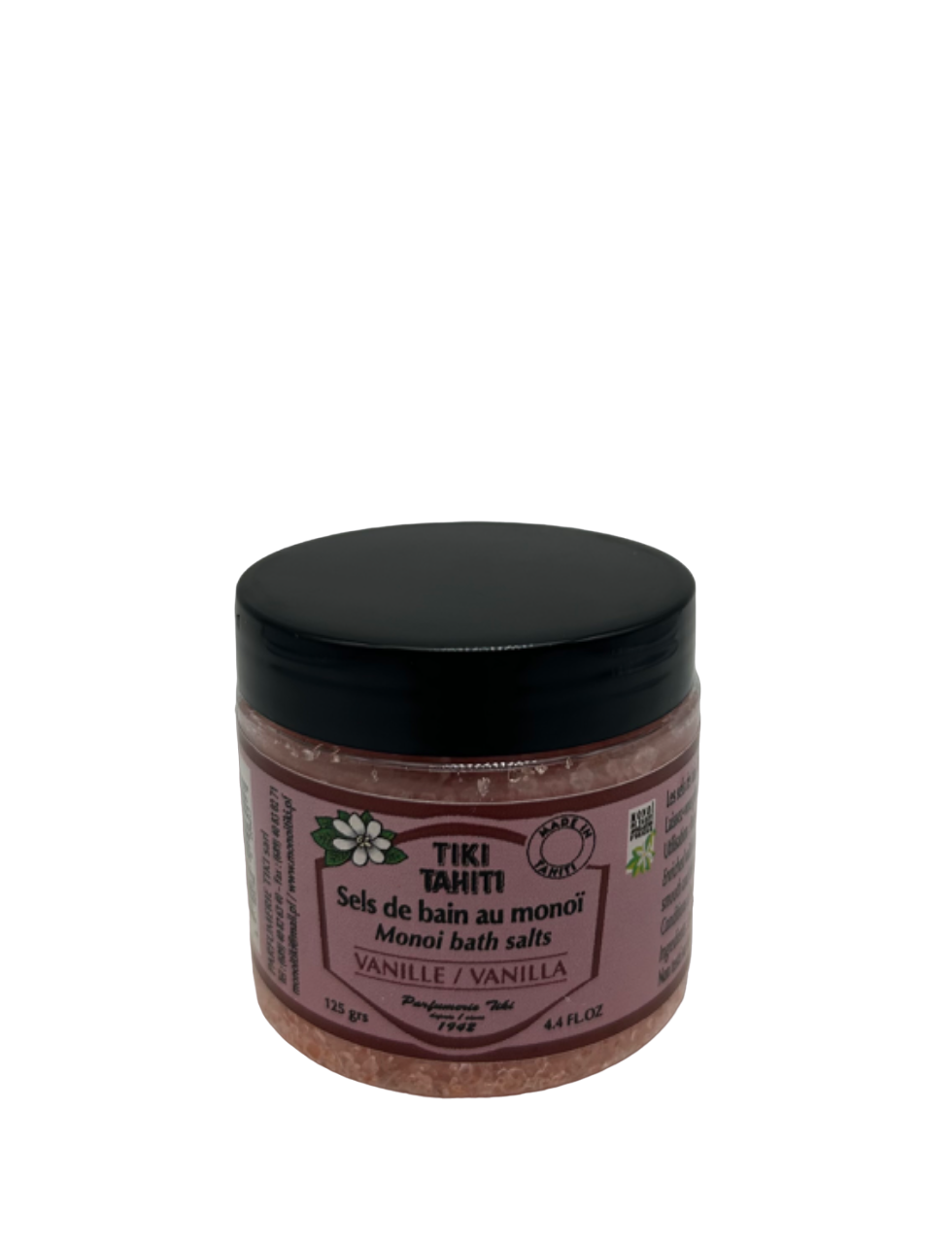 Sel de Bain MONOÏ TIKI 125g. - Vanille