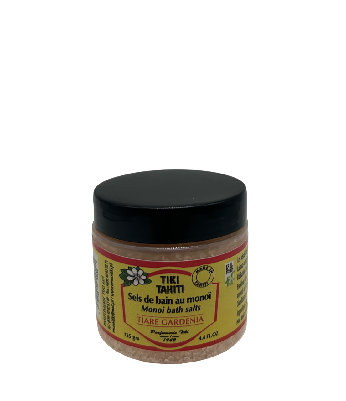 Sel de Bain MONOÏ TIKI 125g. - Tiaré