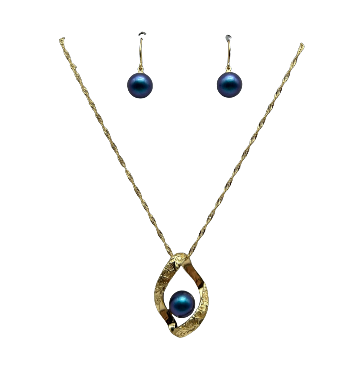 Parure Collier + Boucles D’oreilles