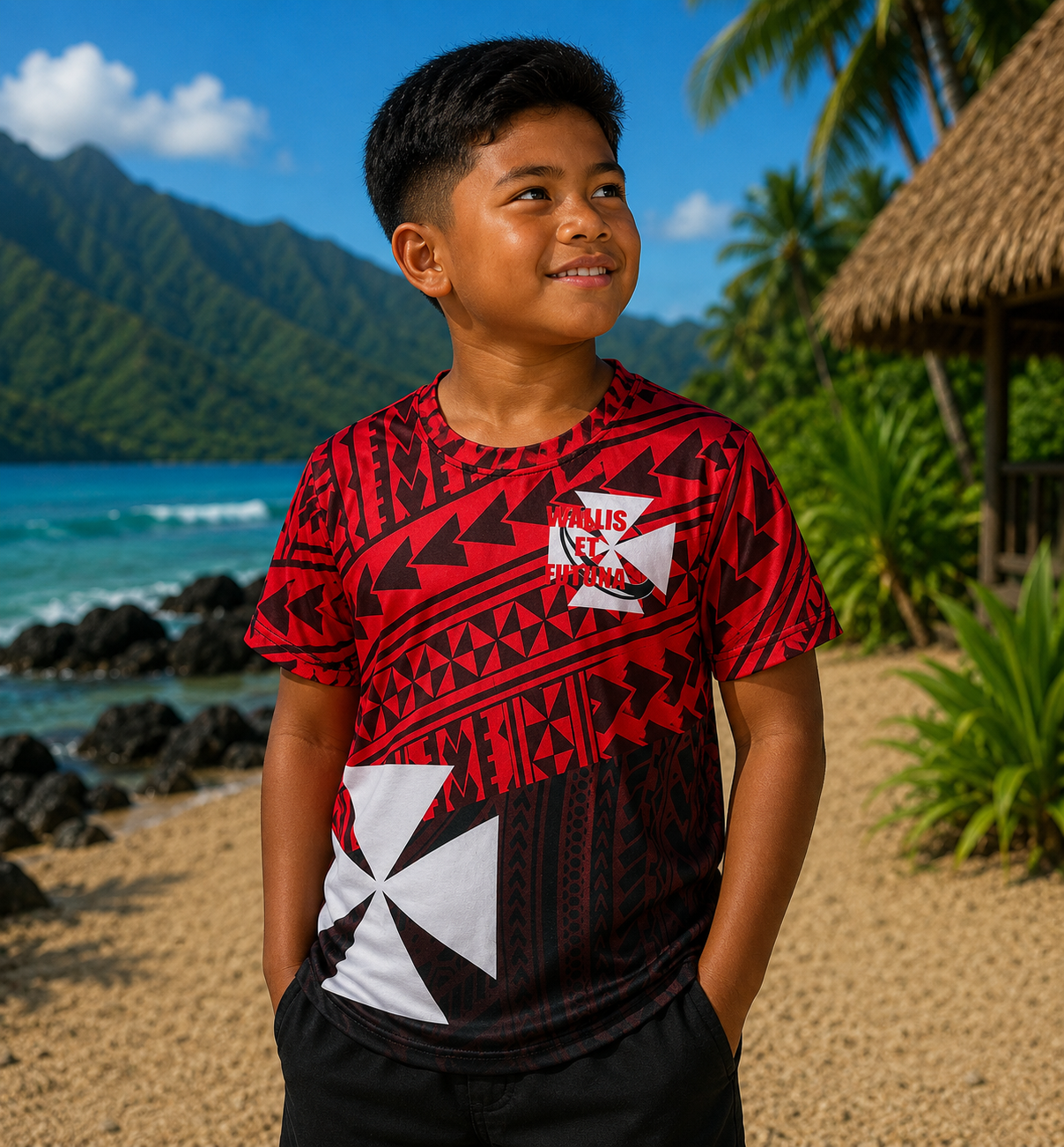 T-shirt Wallis et Futuna enfant