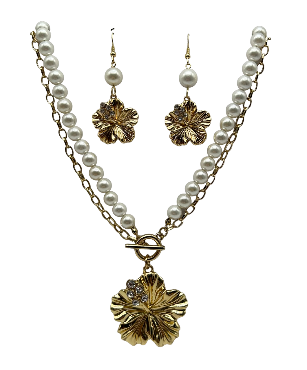 Parure Collier + Boucles D’oreilles