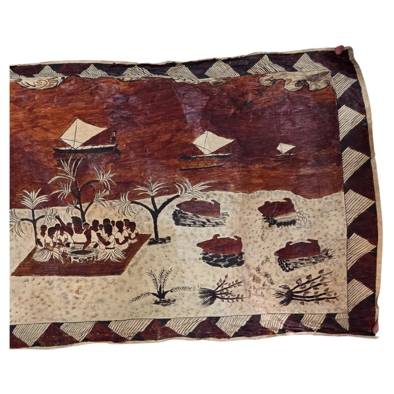 TAPA - Wallis & Futuna - Paysage/Fale/Kava/Katoaga