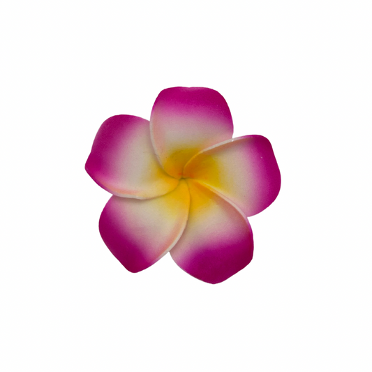 Barrette Frangipanier rose