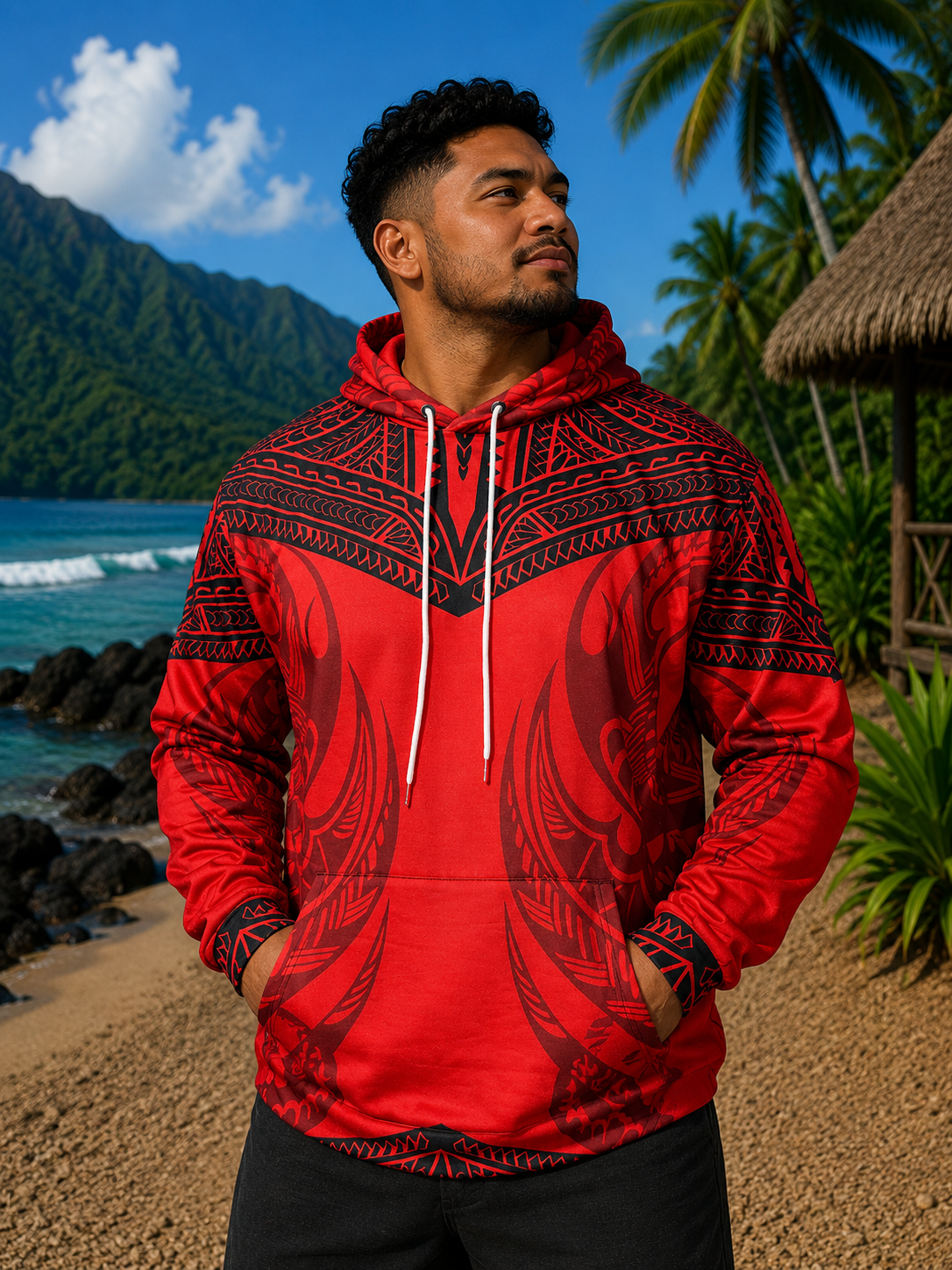 Sweat à Capuche avec motifs