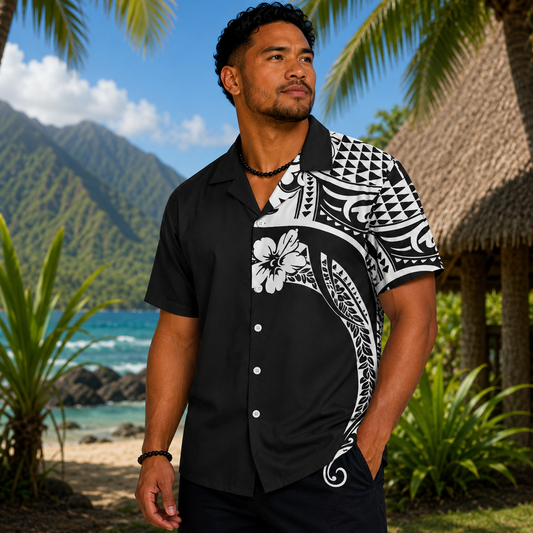 Chemise avec motifs
