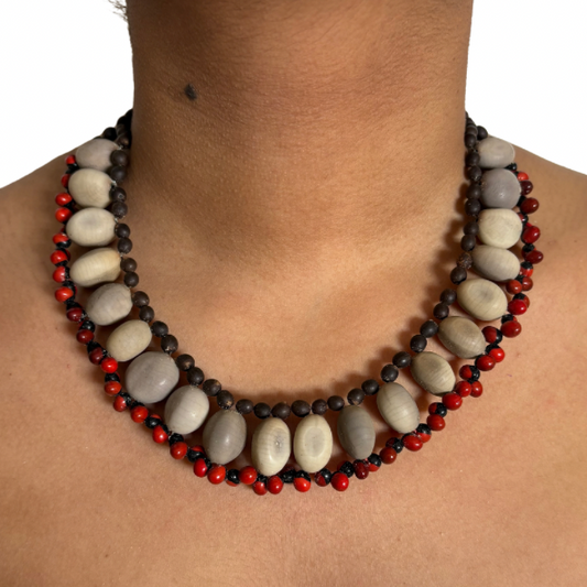 Collier en graines des Marquises