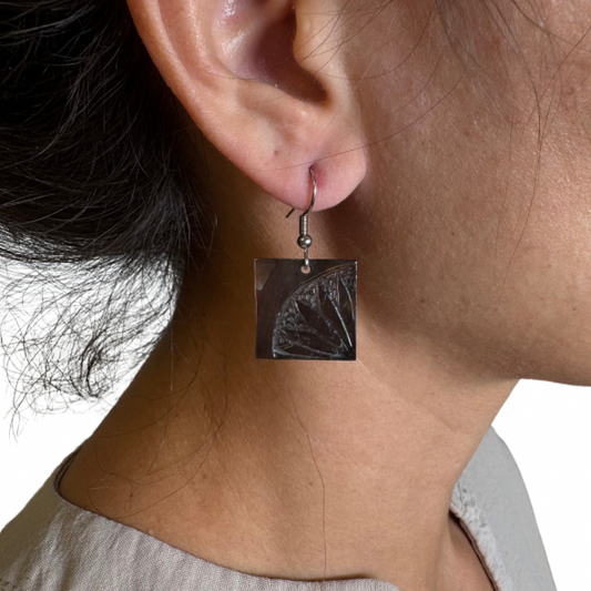 Boucles d’oreilles en nacre de Tahiti