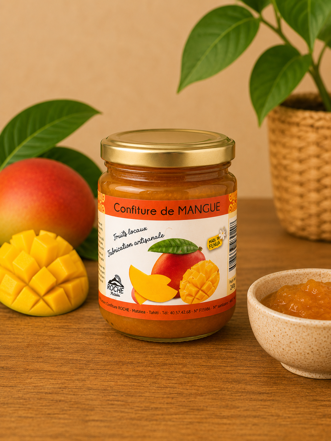 Confiture de Mangue - LAITERIE ROCHE