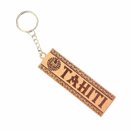 Porte clés graver Tahiti