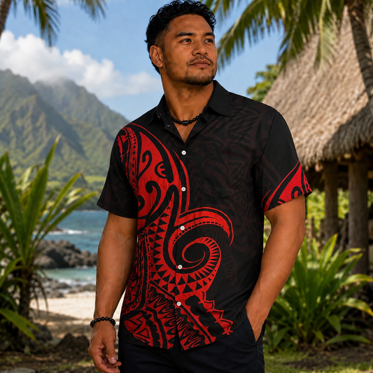 Chemise avec motifs