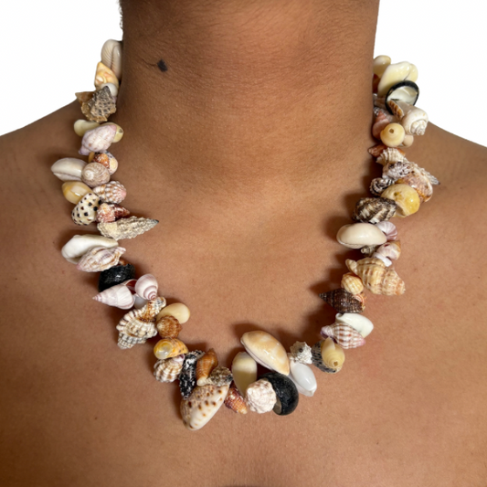 Collier coquillages - Tahiti