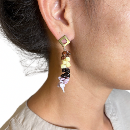 Boucles d’oreilles coquillages