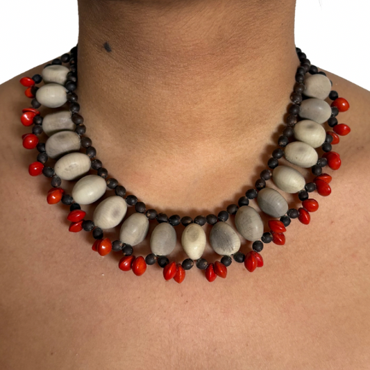 Collier en graines des Marquises