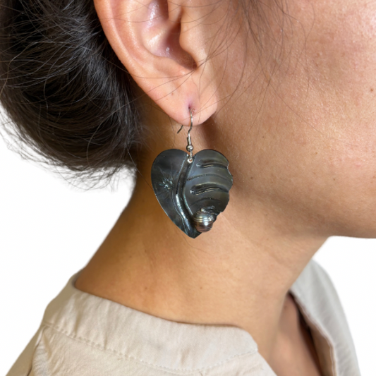 Boucles d’oreilles nacre & perle de Tahiti