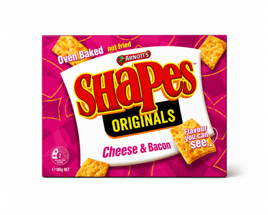 Shapes Cheese & Bacon