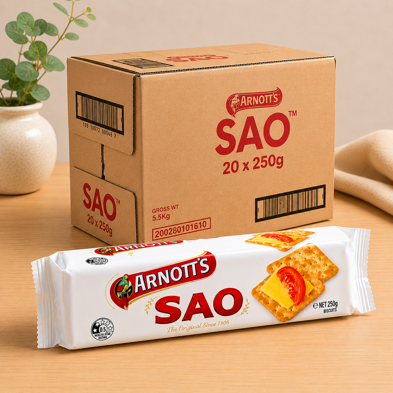 Carton de SAO - ARNOTT'S