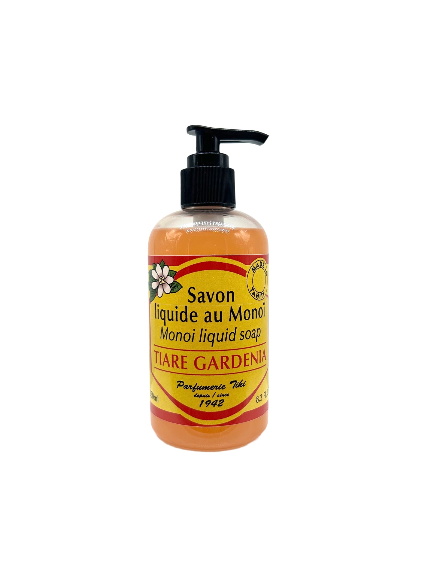 Savon Liquide Monoï TIKI TAHITI 250ml -Tiaré