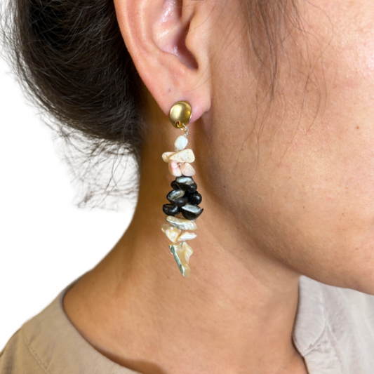 Boucles d’oreilles coquillages