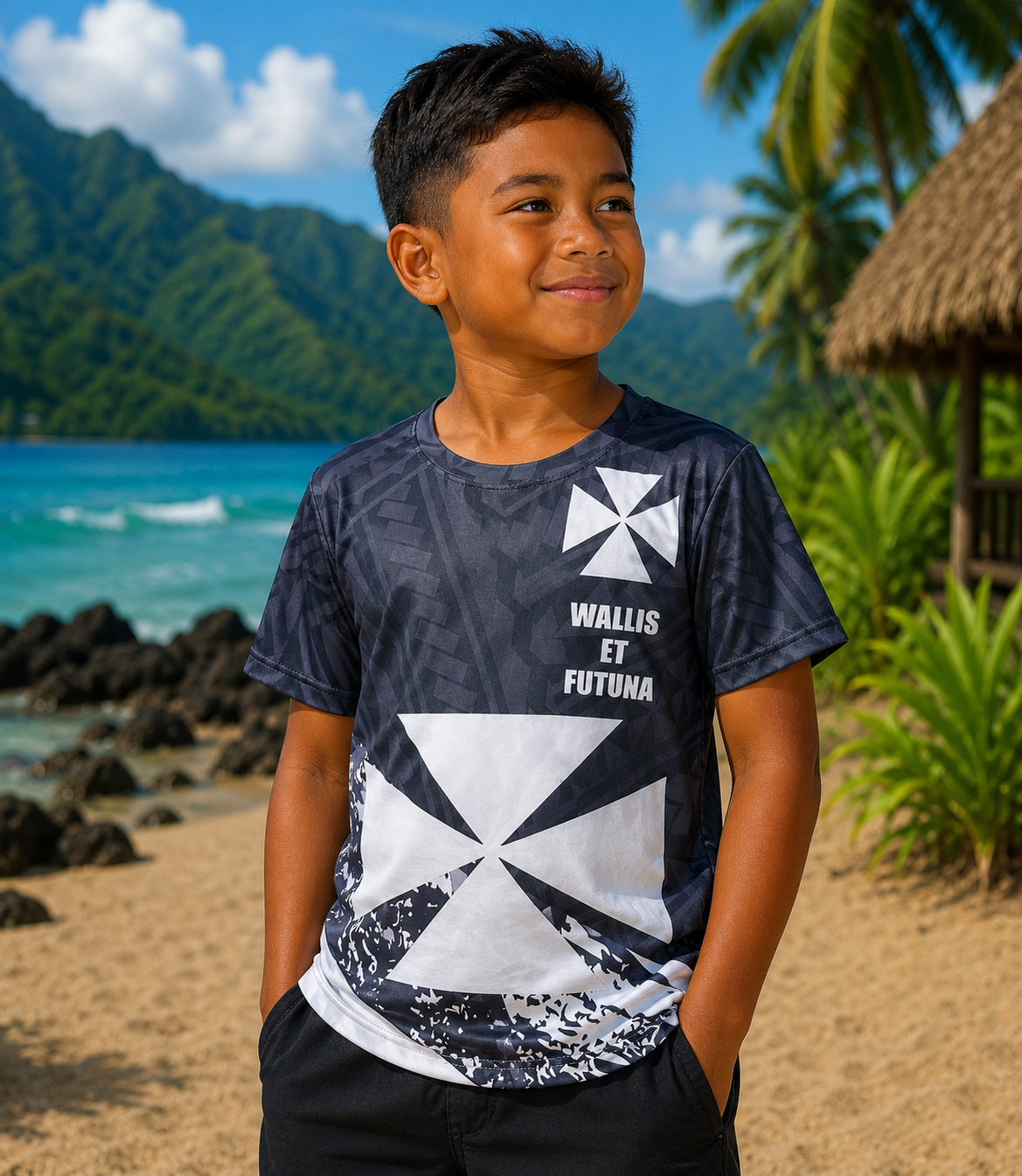 T-shirt Wallis et Futuna enfant
