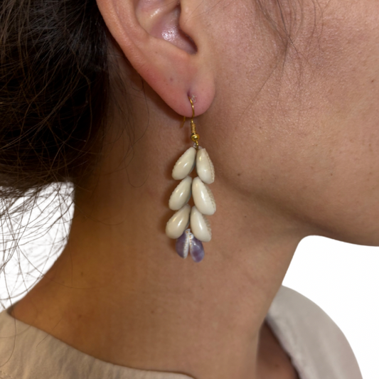 Boucles d’oreilles coquillages des Tuamotu