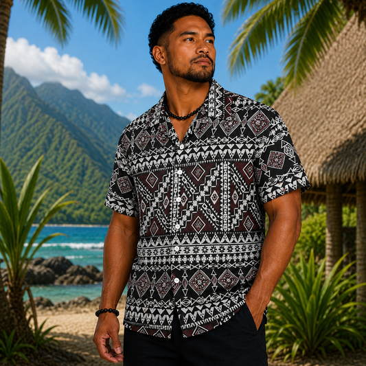 Chemise avec motifs