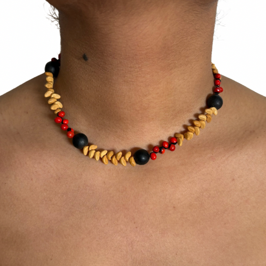 Collier en graines des Marquises