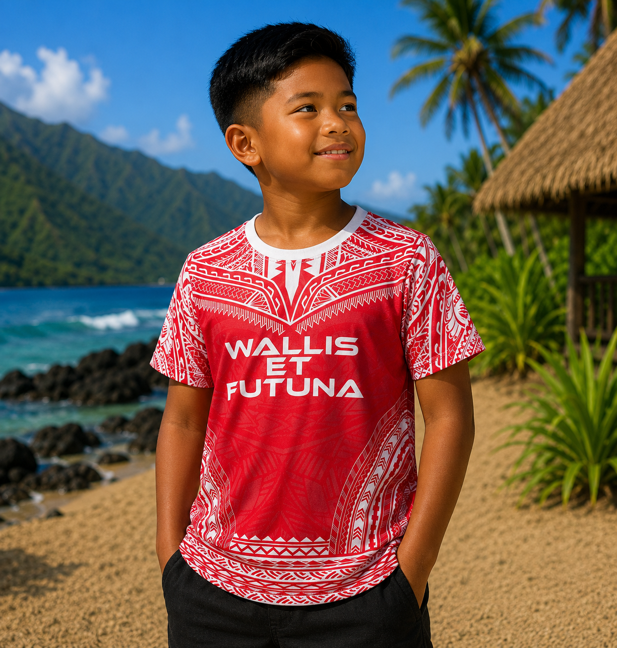 T-shirt Wallis et Futuna enfant