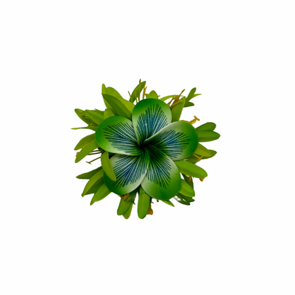 Poara / Barrette à cheveux froufrou - Frangipanier