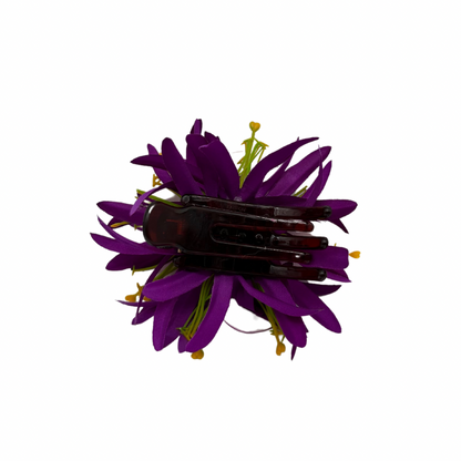 Poara / Barrette à cheveux froufrou - Frangipanier