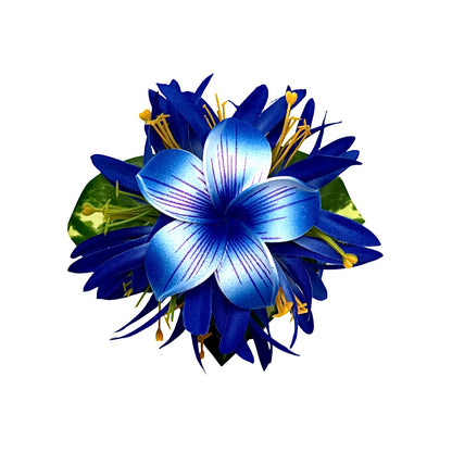 Poara / Barrette à cheveux froufrou - Frangipanier - GPC