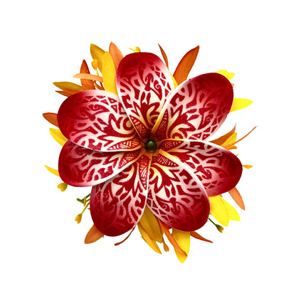 Poara / Barrette à cheveux - Tiare Tahiti à motifs - GPM