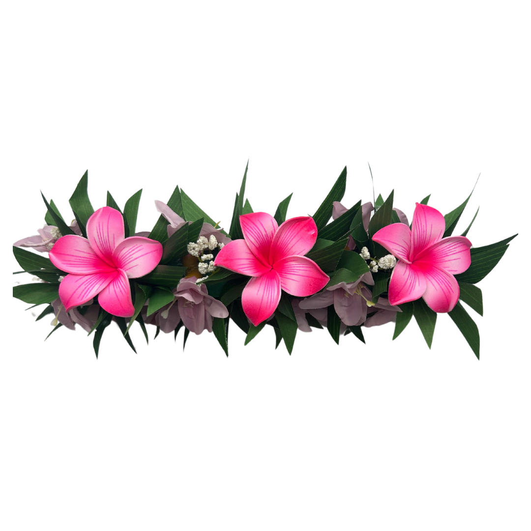 Couronne de tête - Fleurs de Frangipanier