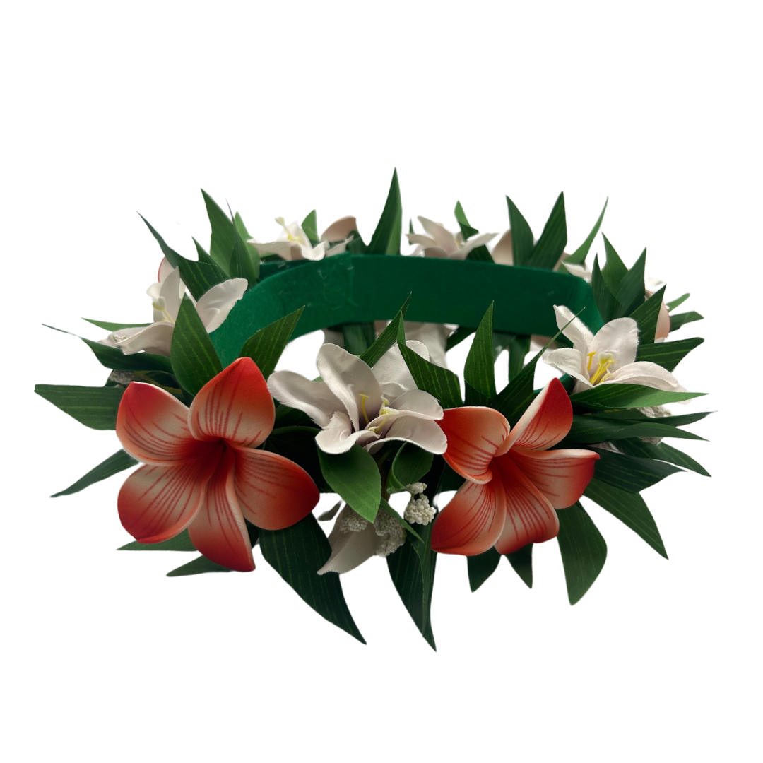 Couronne de tête - Fleurs de Frangipanier