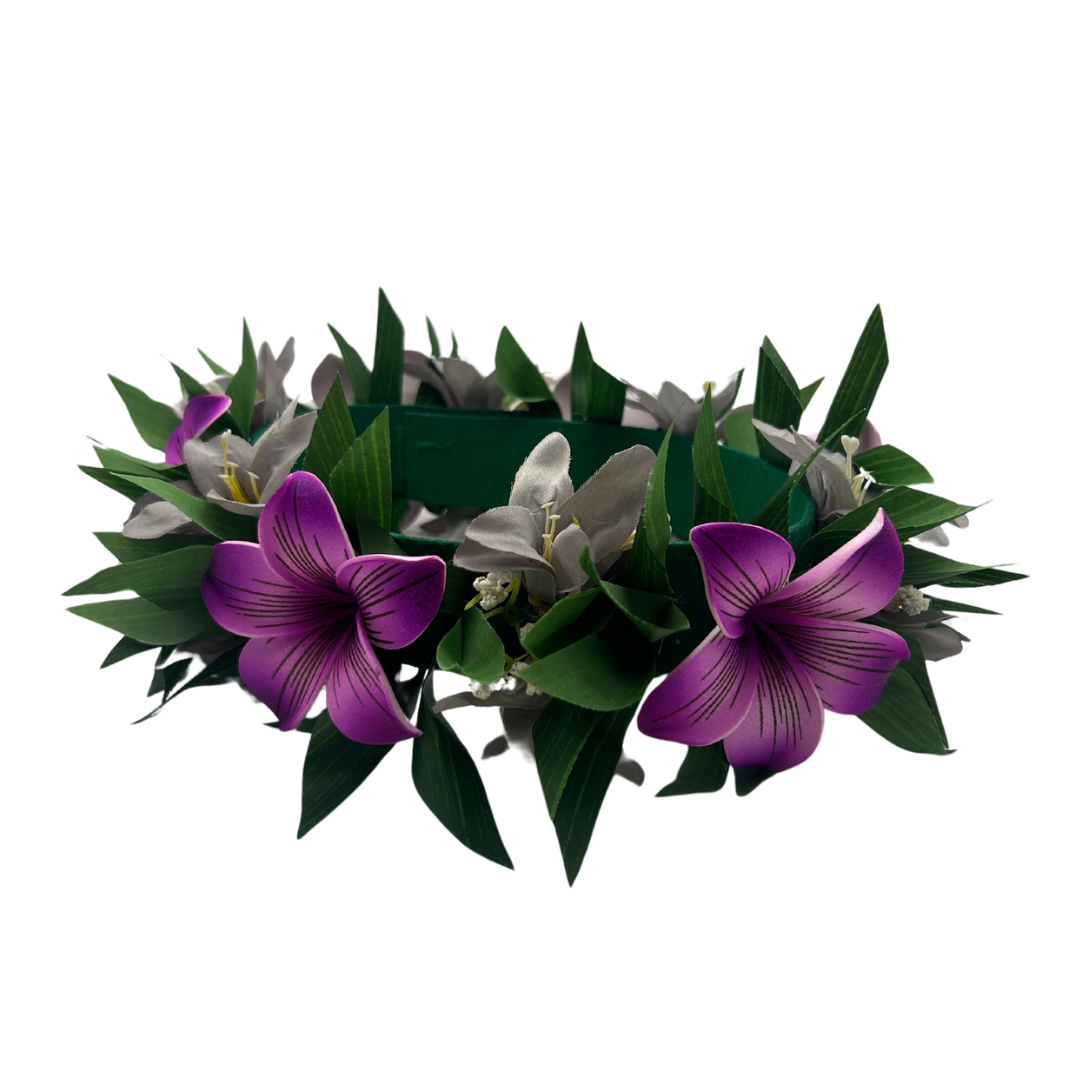 Couronne de tête - Fleurs de Frangipanier
