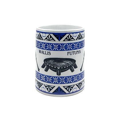 Mug Wallis et Futuna - Motifs TAPA (vert,rose,violet,rouge,bleu)