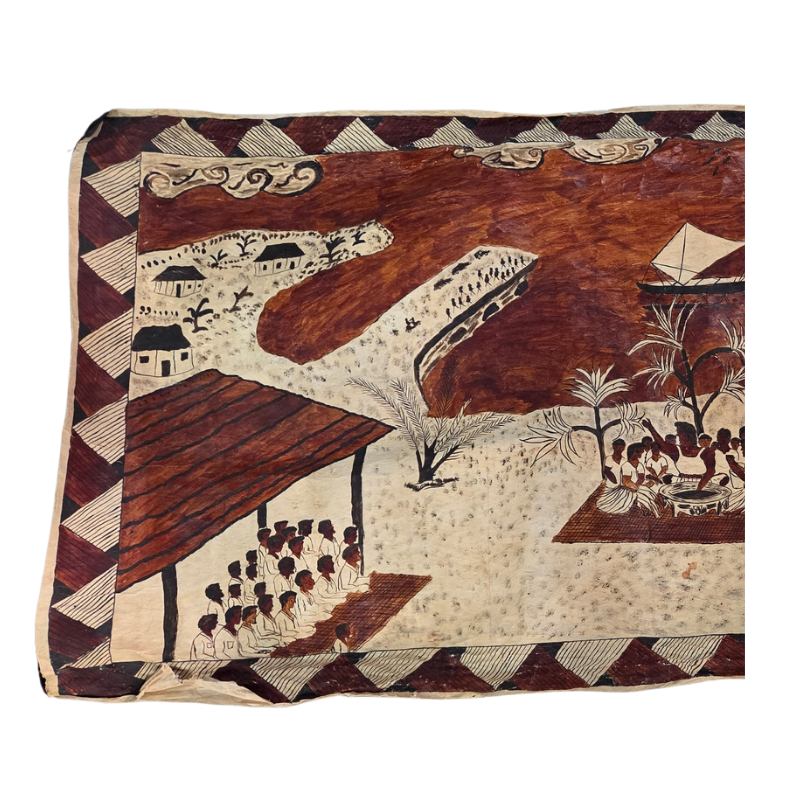 TAPA - Wallis & Futuna - Paysage/Fale/Kava/Katoaga