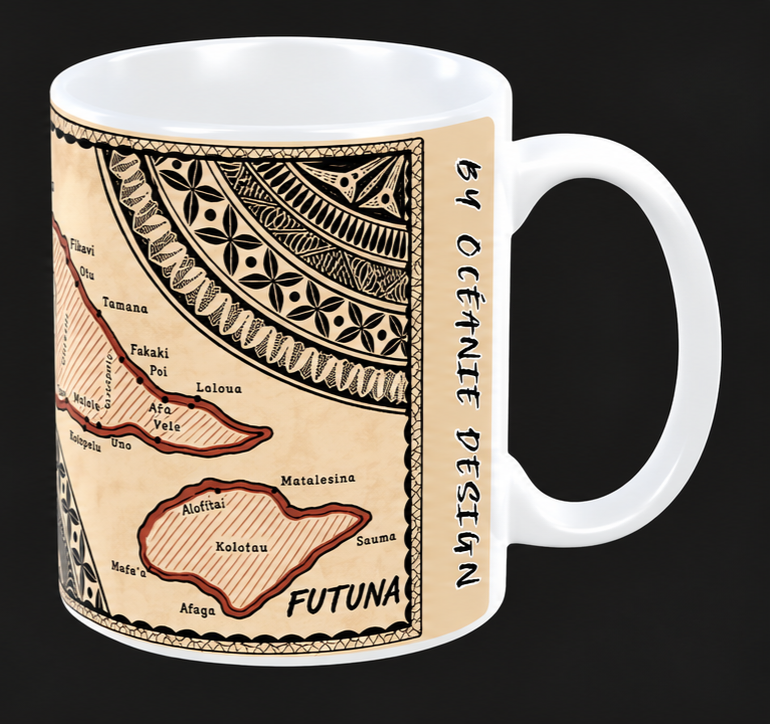 Mug - Style Tapa FUTUNA (Wallis & Futuna)