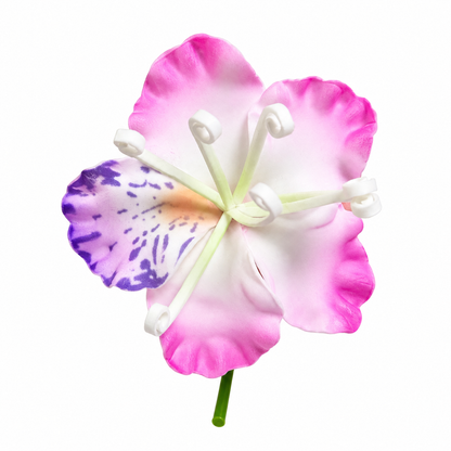 Fleur à tige - Fleur de Flamboyant 9 cm _ FBA0
