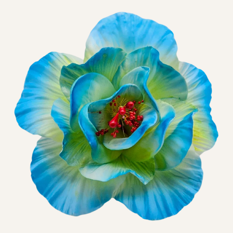 Fleur à tige - Hibiscus 11 cm _ HIB0