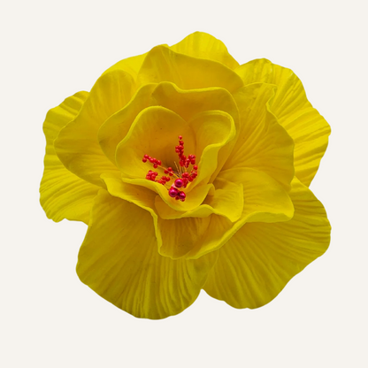 Fleur à tige - Hibiscus 11 cm _ HIB0
