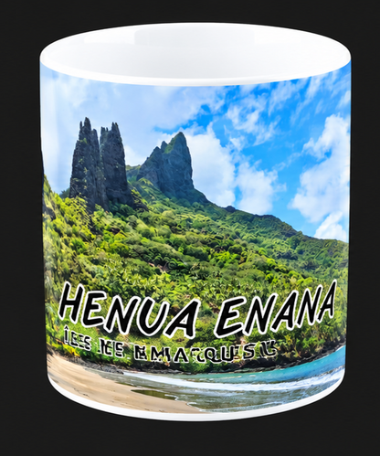Mug - Paysage Henua Enana (Polynésie-Française)