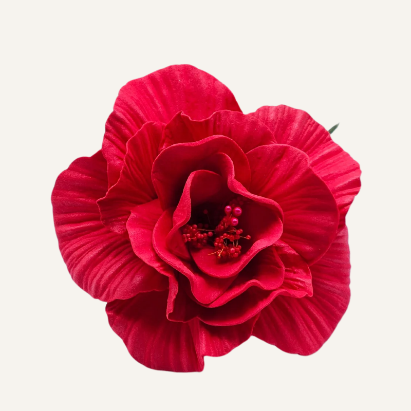 Fleur à tige - Hibiscus 11 cm _ HIB0