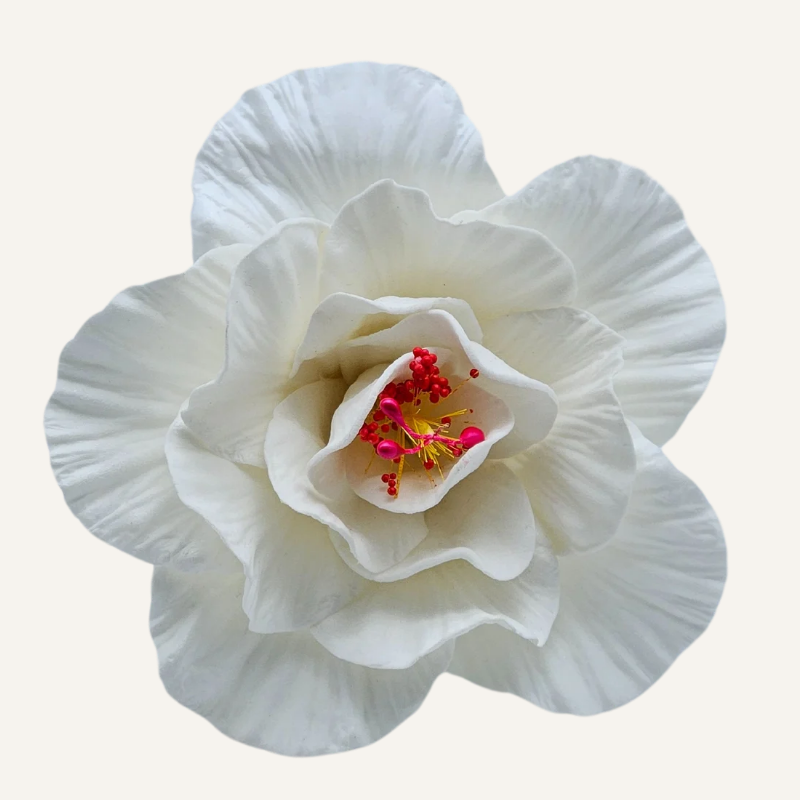Fleur à tige - Hibiscus 11 cm _ HIB0