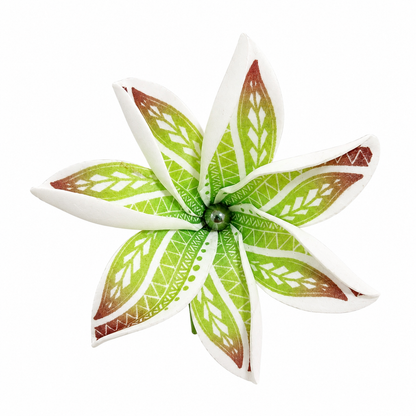 Fleur à tige - Tiare Tahiti à motifs - TN0