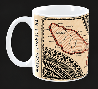 Mug - Style Tapa FUTUNA (Wallis & Futuna)